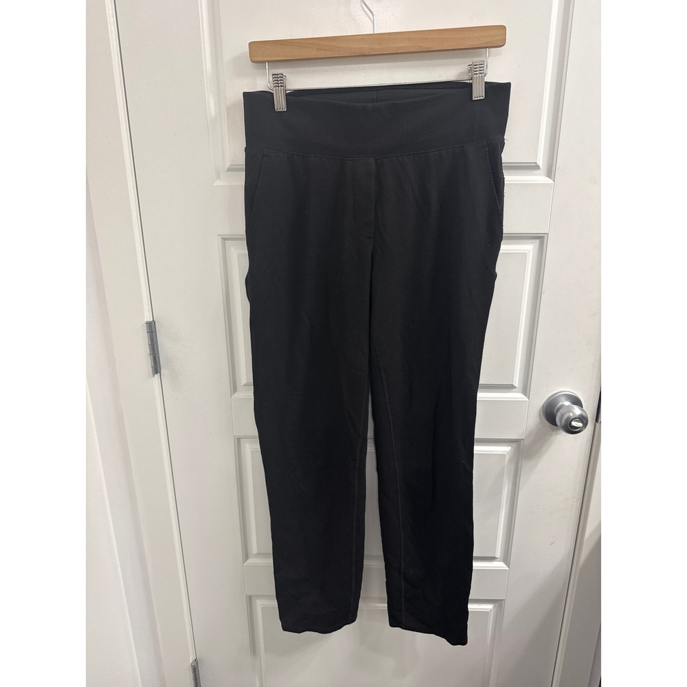 3/$30 Kit and Ace Black High Rise Straight Leg Performance Trousers Size 8